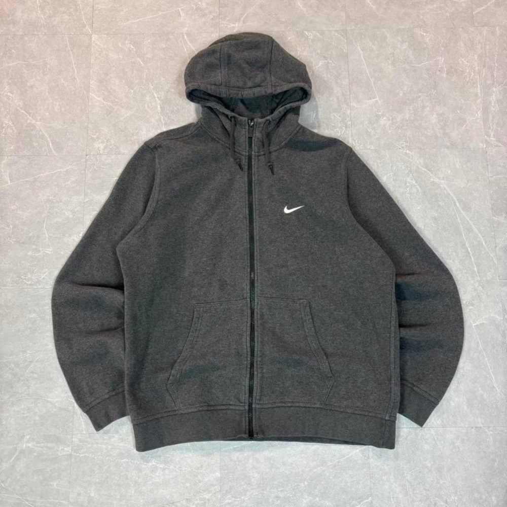 Nike grey full zip hoodie